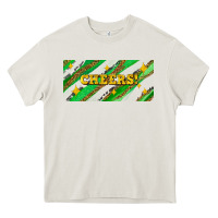 Leopar And Cowhide With Cheers Heavy Core Tee | Teevron