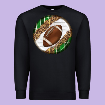 American Football Round Carrings 2 Premium Sweatshirt Designed By Bundleandbundleshop