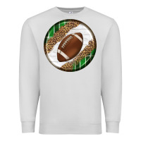 Dove Grey American Football Round Carrings 2 Premium Sweatshirt - BundleAndBundleShop