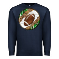 Navy American Football Round Carrings 2 Premium Sweatshirt - BundleAndBundleShop
