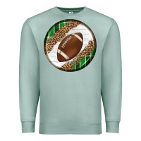Seafoam American Football Round Carrings 2 Premium Sweatshirt - BundleAndBundleShop