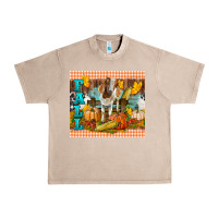 French Oak fall with baby goat Urban Heavy Tee - LillyAllenDesigns