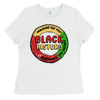 White honoring the past inspiring future Ladies Tee - MaliasSmallBusiness