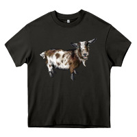 Asphalt Nigerian Dwarf Goat Heavy Core Tee - LillyAllenDesigns