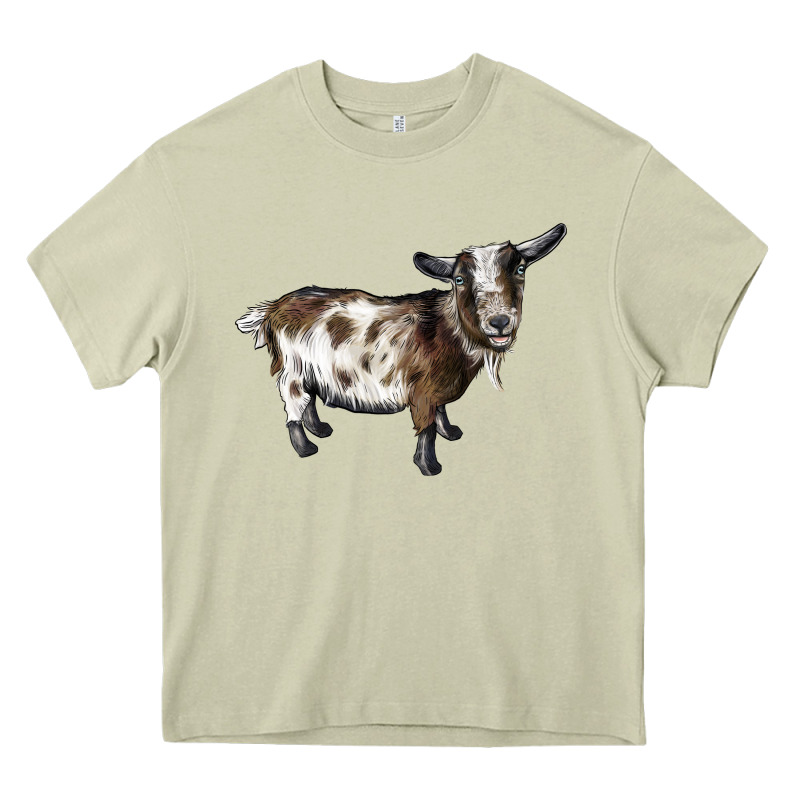 Nigerian Dwarf Goat Heavy Core Tee by LillyAllenDesigns | Teevron