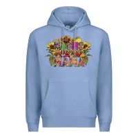 Colony Blue Nacho average mama Premium Hoodie - FaDigitalArtStudio