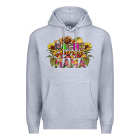 Heather Grey Nacho average mama Premium Hoodie - FaDigitalArtStudio