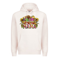 Pale Pink Nacho average mama Premium Hoodie - FaDigitalArtStudio