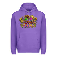 Purple Nacho average mama Premium Hoodie - FaDigitalArtStudio