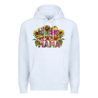 White Nacho average mama Premium Hoodie - FaDigitalArtStudio