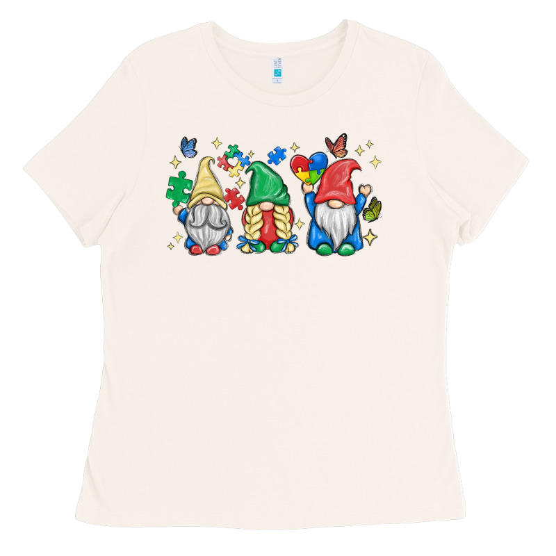 Autism Gnome Ladies Tee by MaliasSmallBusiness | Teevron