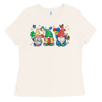Bone autism gnome Ladies Tee - MaliasSmallBusiness