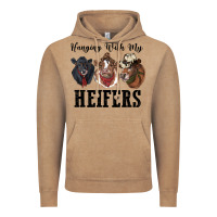 Hanging With My Heifers Vintage Hoodie | Teevron