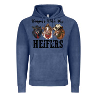 Vintage Denim hanging with my heifers Vintage Hoodie - RanaPortraitStore