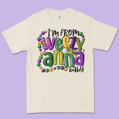 I'm From Weezy Anna Baby Mardi Gras Premium Tee Designed By Maliassmallbusiness