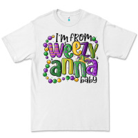 White i'm from weezy anna baby mardi gras Premium Tee - MaliasSmallBusiness