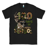 Black 100 days of school hunting deer Classic Tee - LillyAllenDesigns