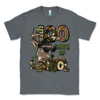Charcoal Heather 100 days of school hunting deer Classic Tee - LillyAllenDesigns