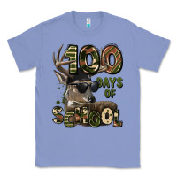 Colony Blue 100 days of school hunting deer Classic Tee - LillyAllenDesigns