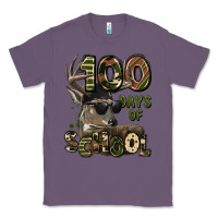 Lavender 100 days of school hunting deer Classic Tee - LillyAllenDesigns