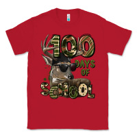 Red 100 days of school hunting deer Classic Tee - LillyAllenDesigns