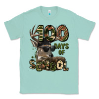 Seafoam 100 days of school hunting deer Classic Tee - LillyAllenDesigns