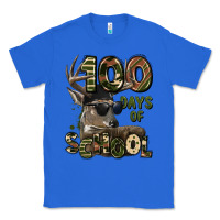 True Royal 100 days of school hunting deer Classic Tee - LillyAllenDesigns