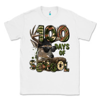 White 100 days of school hunting deer Classic Tee - LillyAllenDesigns