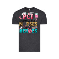 Vintage Black pct because nurses need heroes Vintage Tee - LillyAllenDesigns
