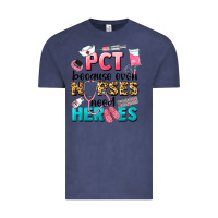 Vintage Denim pct because nurses need heroes Vintage Tee - LillyAllenDesigns