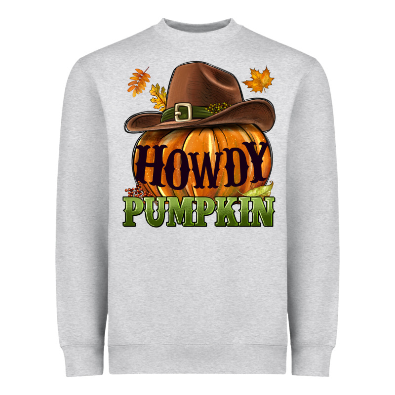 Howdy Pumpkin Heavyweight Sweatshirt by NancyCooperArtShop | Teevron