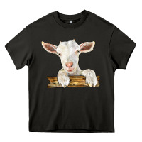 Asphalt baby cashmere goat Heavy Core Tee - LillyAllenDesigns