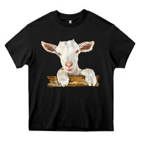 Black baby cashmere goat Heavy Core Tee - LillyAllenDesigns