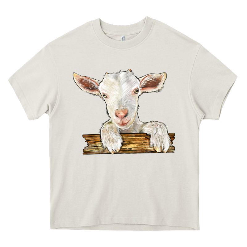 Baby Cashmere Goat Heavy Core Tee by LillyAllenDesigns | Teevron