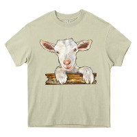 Mossy baby cashmere goat Heavy Core Tee - LillyAllenDesigns