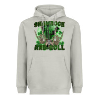 Moon Dust shamrock and roll Heavyweight Hoodie - FaDigitalArtStudio