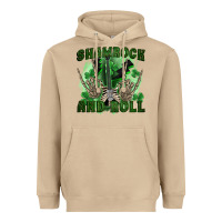 Mushroom shamrock and roll Heavyweight Hoodie - FaDigitalArtStudio