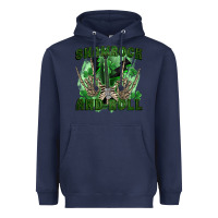 Navy shamrock and roll Heavyweight Hoodie - FaDigitalArtStudio