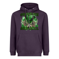 Plum shamrock and roll Heavyweight Hoodie - FaDigitalArtStudio