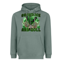 Sage shamrock and roll Heavyweight Hoodie - FaDigitalArtStudio