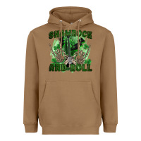 Toasted Coconut shamrock and roll Heavyweight Hoodie - FaDigitalArtStudio