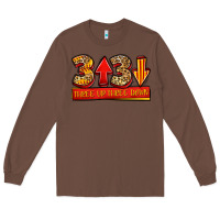 Chestnut three up three down softball Long Sleeve Tee - Jasminsmagicworld