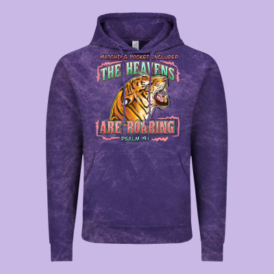 The Heavens Are Roaring Vintage Hoodie Designed By Lillyallendesigns