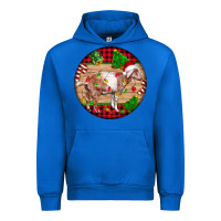 Cobalt Nubian Goat Christmas Urban Hoodie - LillyAllenDesigns