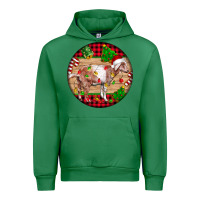 Emerald Nubian Goat Christmas Urban Hoodie - LillyAllenDesigns