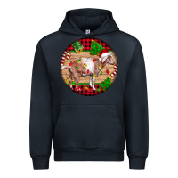 Navy Nubian Goat Christmas Urban Hoodie - LillyAllenDesigns