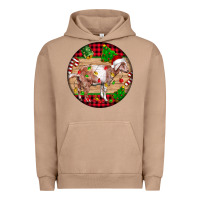 Pigment Burro Nubian Goat Christmas Urban Hoodie - LillyAllenDesigns