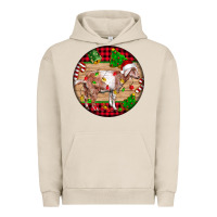 Pigment French Oak Nubian Goat Christmas Urban Hoodie - LillyAllenDesigns
