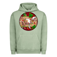 Pigment Oil Green Nubian Goat Christmas Urban Hoodie - LillyAllenDesigns