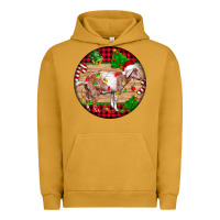 Pigment Peanut Butter Nubian Goat Christmas Urban Hoodie - LillyAllenDesigns